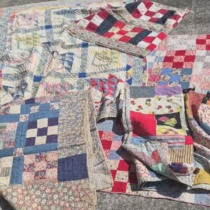 Estaste SALE Vintage HAND MADE QUILTS LOT Of 5